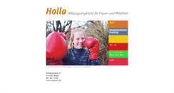 Desktop Screenshot of holla.ch
